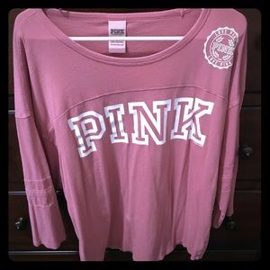 VS Pink 3/4 tee shirt